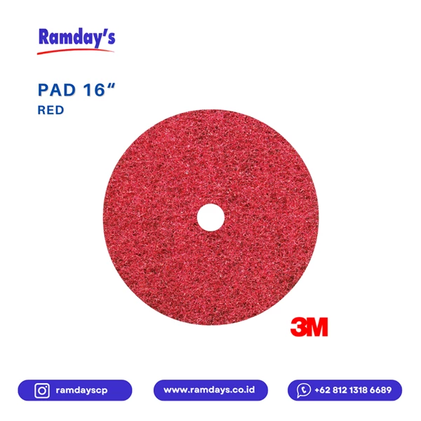 3M Floor Pad 16" - Red