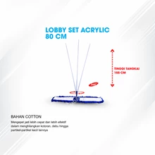 RAMDAYS LOBBY DUSTEER 80 CM C0MPLATE - ACRYLIC