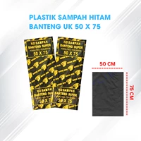 PLASTIK SAMPAH HITAM BANTENG UK 50 X 75