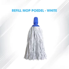 REFILL MOP POEDEL - WHITE - KAIN PEL