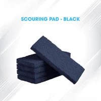 SCOURING PAD - BLACK