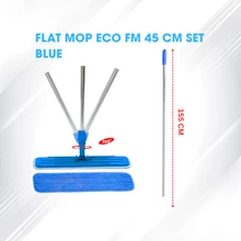 FLAT MOP ECO FM 45 CM SET BLUE