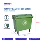 Dust Bin 660 Litre without Pedal 2